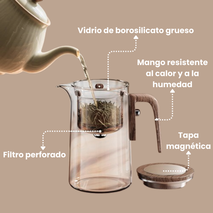 Tetera Infusora de Vidrio Premium